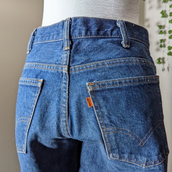 Levi's 648 Vintage 1970s Orange Tag Mid Waist Flared Jeans Hippie Boho Casual - Picture 4 of 6